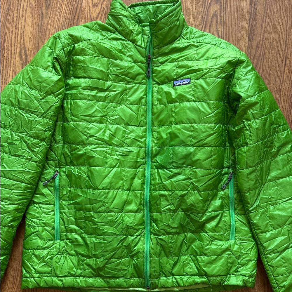 Patagonia Men's Nano Puff Jacket - Bright Green Large - Picture 4 of 4